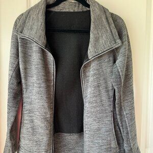 Stylish Casual Hydrid Fleece and Cotton Mid-thigh Jacket